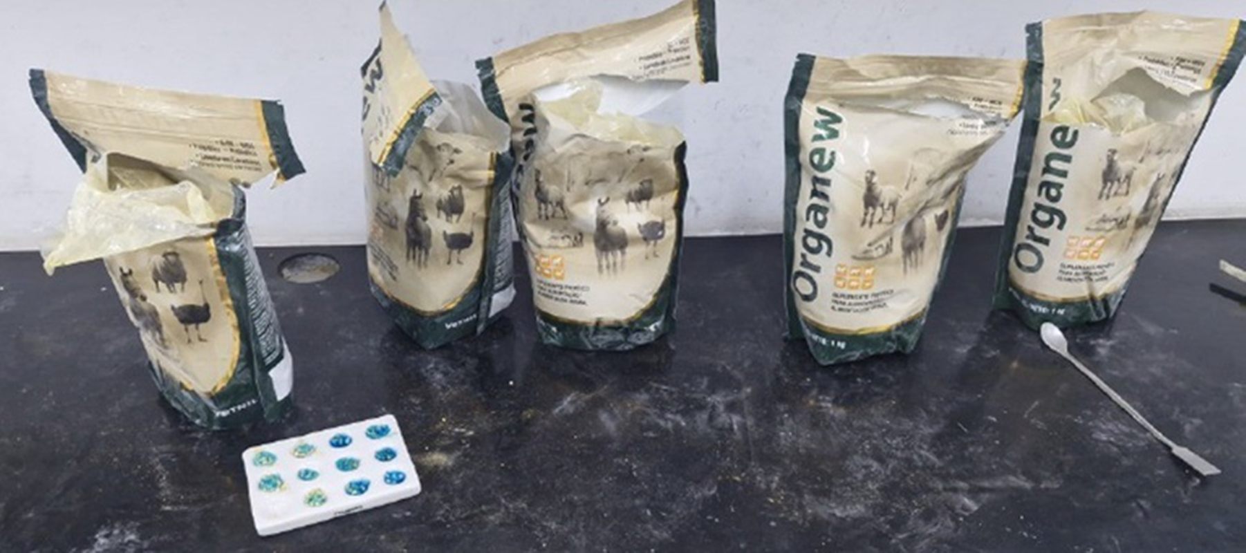 "Pré-treino proibidão": PF intercepta cocaína escondida em potes de whey