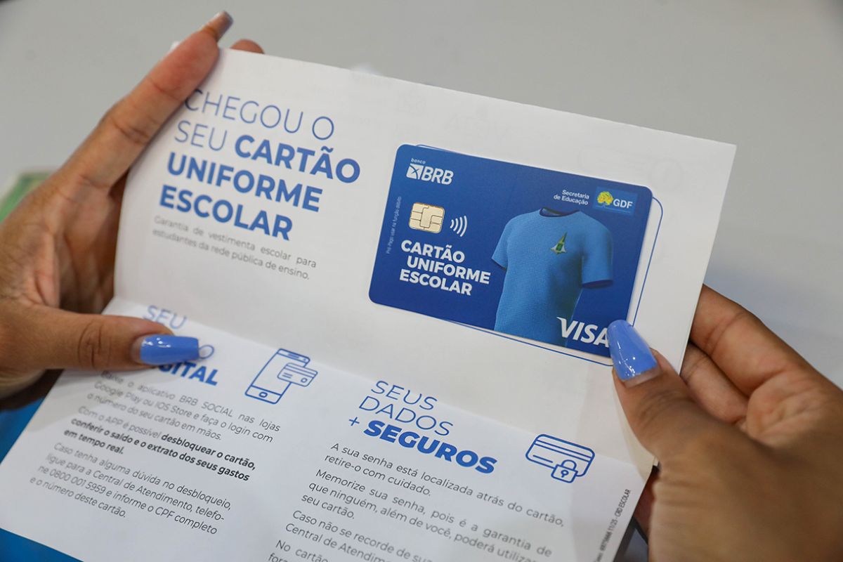 Cartão Uniforme Escolar: prazo para retirar benefício acaba nesta 3ª