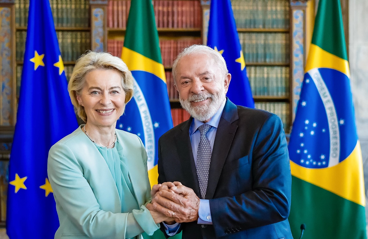 Lula aposta em diálogo político com a UE para reverter veto à carne 9 Lula e Ursula von der Leyen